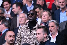Omar Sy At PSG v Arsenal - Paris
