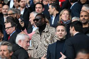 Omar Sy At PSG v Arsenal - Paris