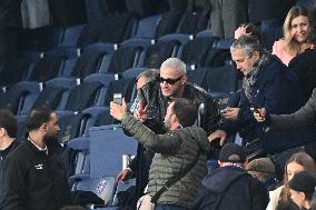 DJ Snake, Omar Sy And Tony Parker At PSG v Arsenal - Paris