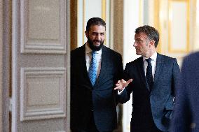 President Macron And Syrian President al-Sharaa Press Conference - Paris