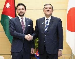 Jordan's crown prince in Japan
