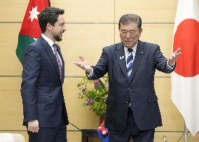 Jordan's crown prince in Japan