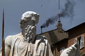 Conclave Day 2 - Black Smoke - Vatican
