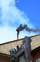 Conclave Day 2 - Black Smoke - Vatican