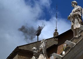 Conclave Day 2 - Black Smoke - Vatican