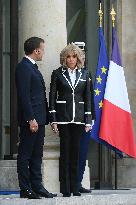 President Macron Hosts Ecuadorian President Daniel Noboa - Paris
