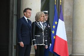 President Macron Hosts Ecuadorian President Daniel Noboa - Paris