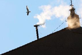 White Smoke Announces The Election Of The New Pope - Vatican