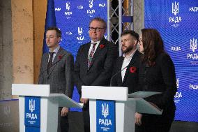 Briefings run at press center of Verkhovna Rada