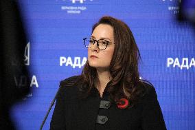 Briefings run at press center of Verkhovna Rada