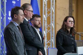 Briefings run at press center of Verkhovna Rada
