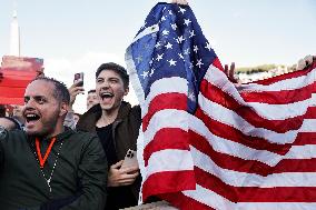 US Pilgrims Celebrate New Pope Leon XIV - Vatican