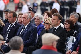President Macron At Tomb Of The Unknown Soldier Ceremony - Paris
