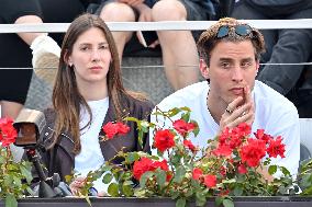 Edoardo Bove with his girlfriend Martina Durham