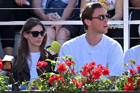 Edoardo Bove with his girlfriend Martina Durham