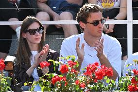 Edoardo Bove with his girlfriend Martina Durham