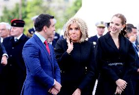 President Macron At Tomb Of The Unknown Soldier Ceremony - Paris
