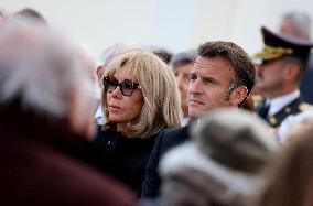 President Macron At Tomb Of The Unknown Soldier Ceremony - Paris