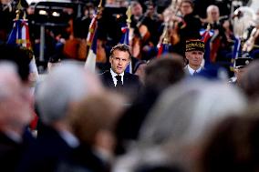 President Macron At Tomb Of The Unknown Soldier Ceremony - Paris