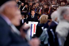 President Macron At Tomb Of The Unknown Soldier Ceremony - Paris