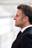 President Macron At Tomb Of The Unknown Soldier Ceremony - Paris
