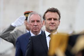 President Macron At Tomb Of The Unknown Soldier Ceremony - Paris