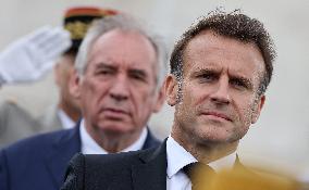 President Macron At Tomb Of The Unknown Soldier Ceremony - Paris