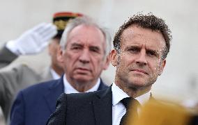 President Macron At Tomb Of The Unknown Soldier Ceremony - Paris