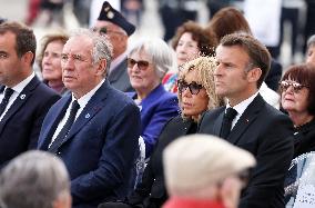 President Macron At Tomb Of The Unknown Soldier Ceremony - Paris