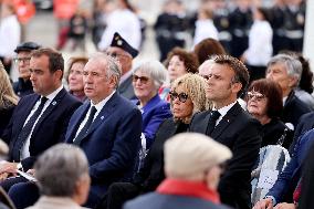 President Macron At Tomb Of The Unknown Soldier Ceremony - Paris