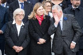 President Macron At Tomb Of The Unknown Soldier Ceremony - Paris