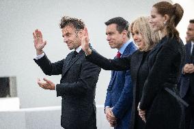 President Macron At Tomb Of The Unknown Soldier Ceremony - Paris