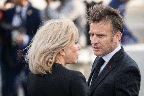 President Macron At Tomb Of The Unknown Soldier Ceremony - Paris