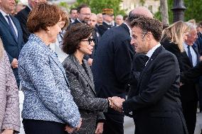 President Macron At Tomb Of The Unknown Soldier Ceremony - Paris