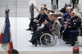 President Macron At Tomb Of The Unknown Soldier Ceremony - Paris