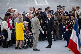 President Macron At Tomb Of The Unknown Soldier Ceremony - Paris