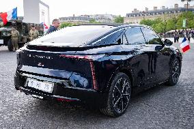 President Macron At Tomb Of The Unknown Soldier Ceremony - Paris