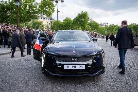 President Macron At Tomb Of The Unknown Soldier Ceremony - Paris