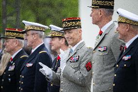 President Macron At Tomb Of The Unknown Soldier Ceremony - Paris