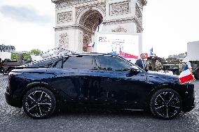 President Macron At Tomb Of The Unknown Soldier Ceremony - Paris