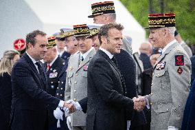 President Macron At Tomb Of The Unknown Soldier Ceremony - Paris