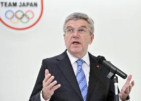 IOC head Bach in Tokyo