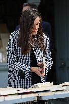 Queen Letizia Visits Cuesta de Moyano Book Fair - Madrid