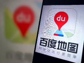 Illustration Baidu Map