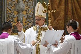 Pope Leo XIV Leads His First Mass At Sistine Chapel - Vatican