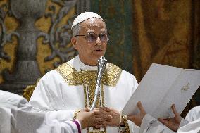 Pope Leo XIV Leads His First Mass At Sistine Chapel - Vatican
