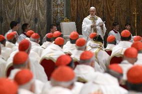 Pope Leo XIV Leads His First Mass At Sistine Chapel - Vatican