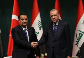Erdogan Welcomes Iraqi Prime Minister - Ankara