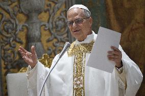 Pope Leo XIV Leads His First Mass At Sistine Chapel - Vatican