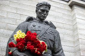 Russians celebrating "Victory Day"